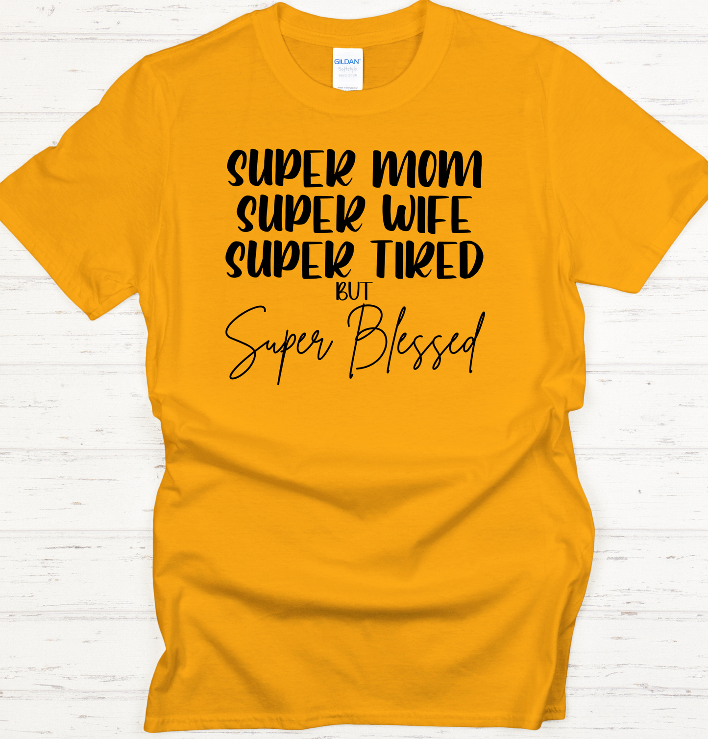 Super Mom Super Blessed DTF Transfer