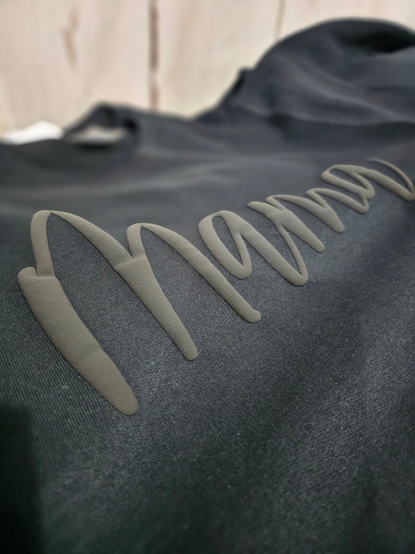 Puff Print on COLORED Tees