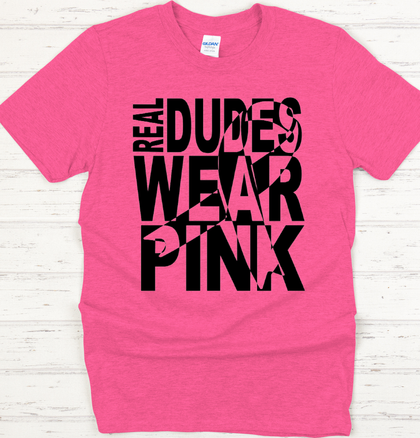 Real Dudes Wear Pink DTF Transfer