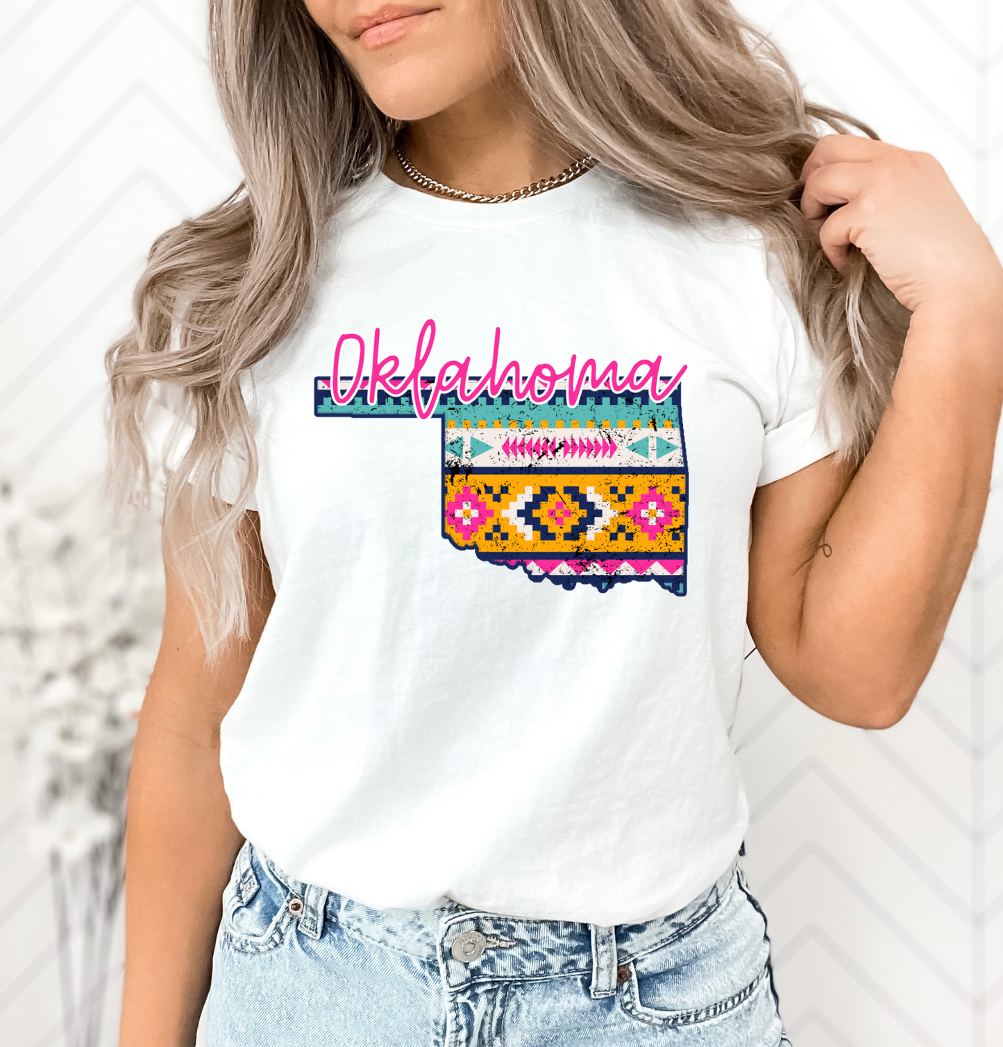 Oklahoma Aztec DTF Transfer