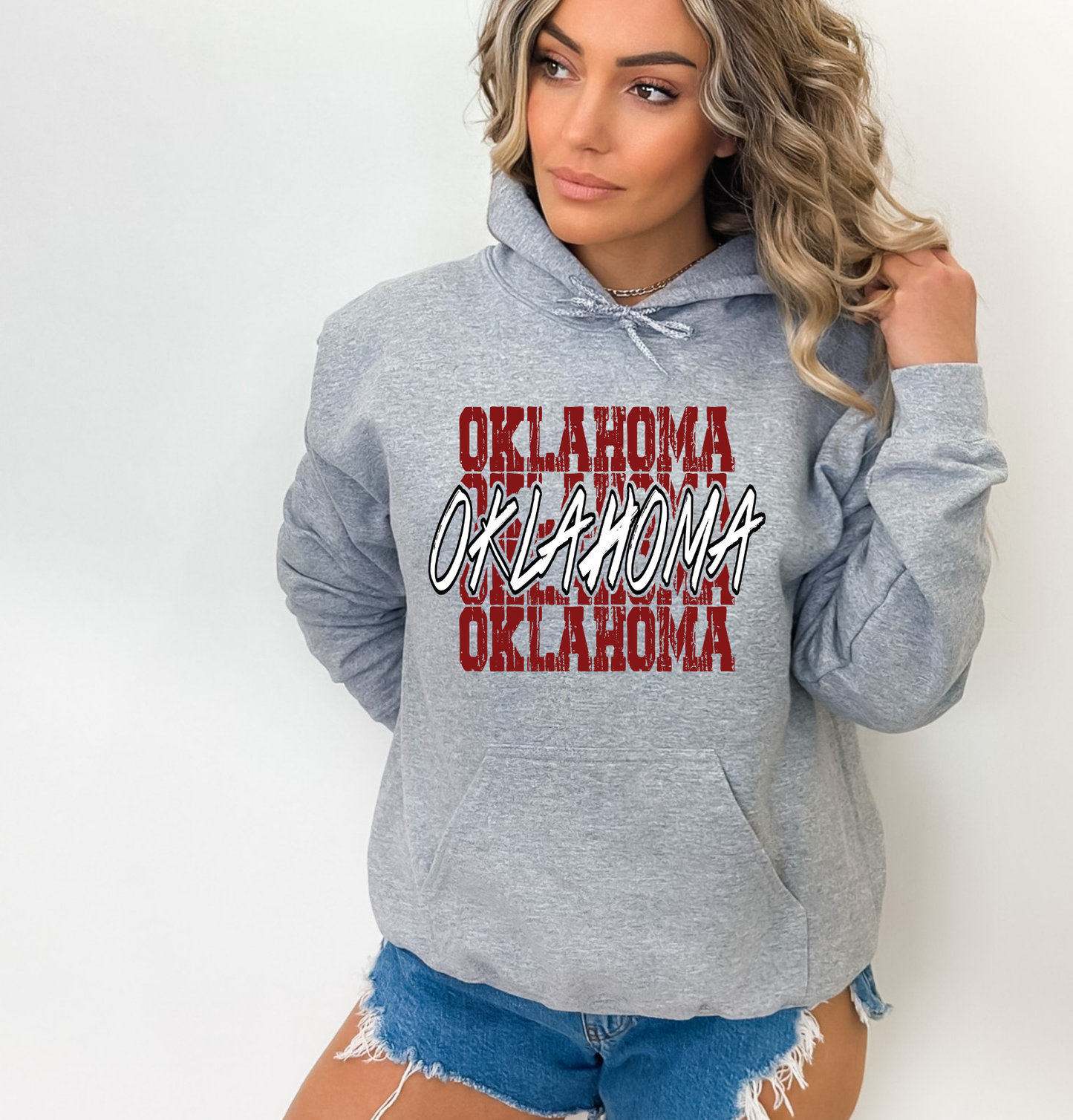 Oklahoma Stacked DTF Transfer