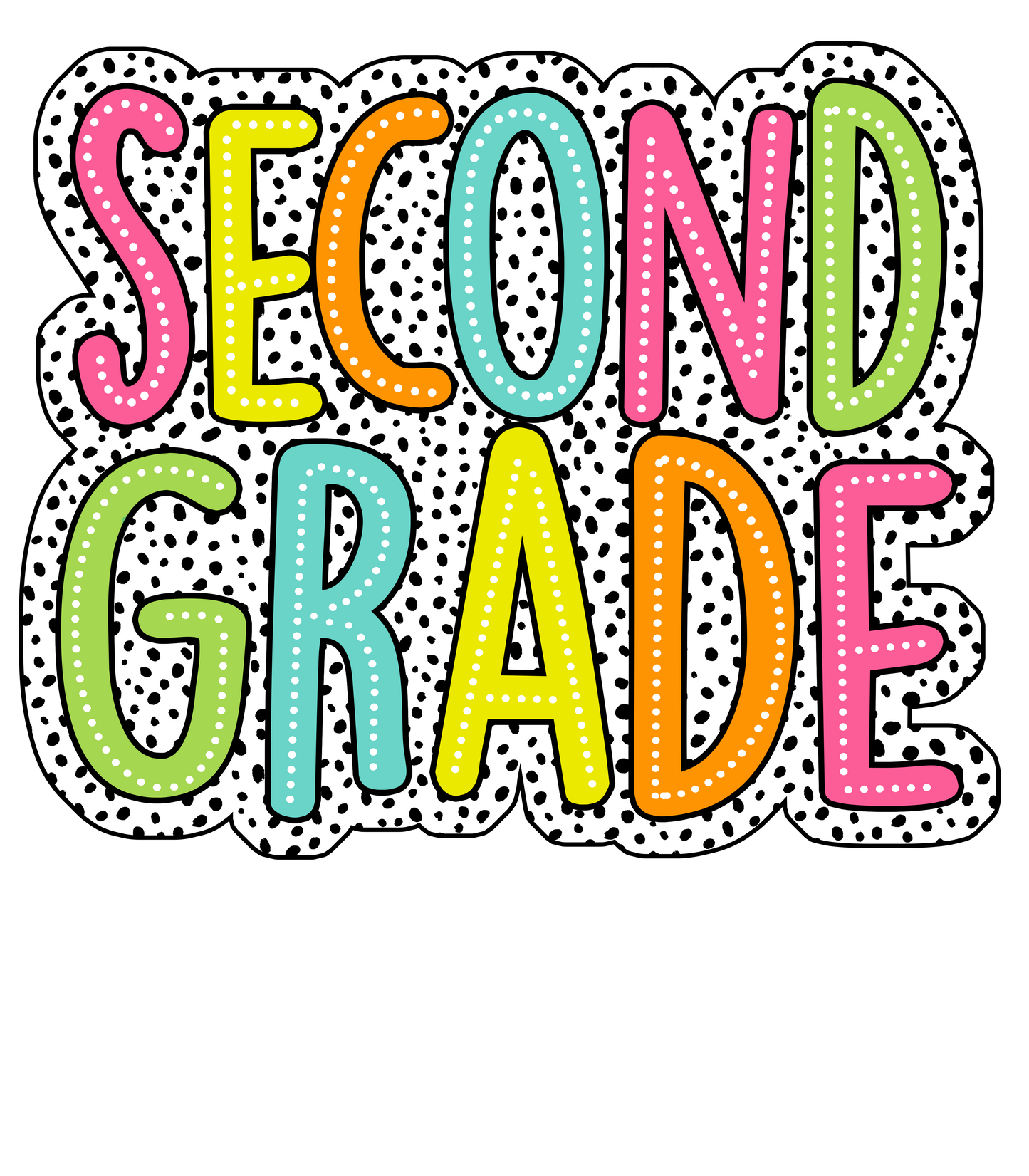 2nd Grade Dalmatian Print