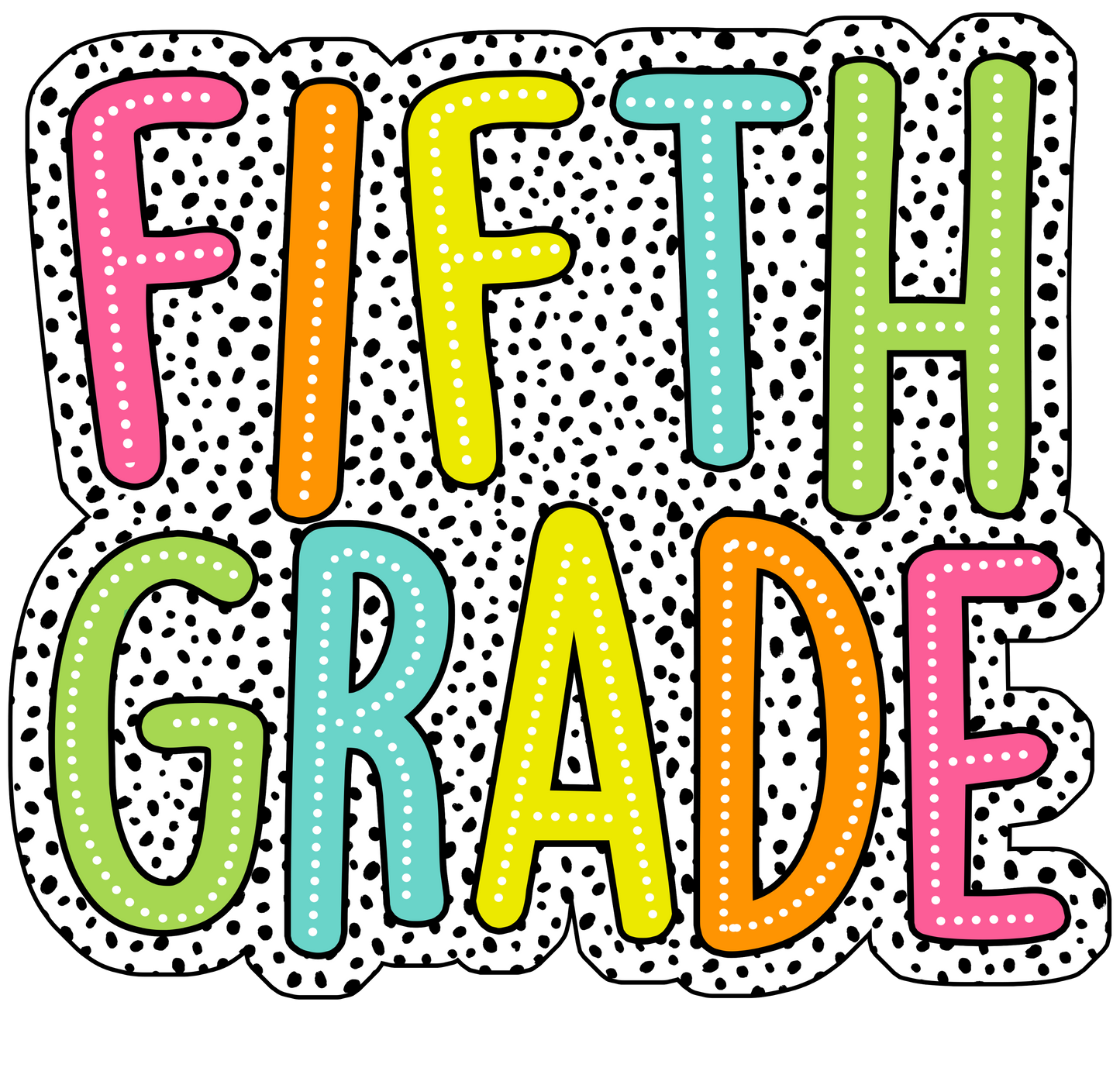 5th Grade Dalmatian Print