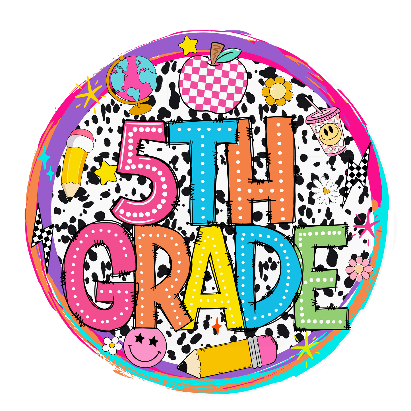 5th Grade Retro Circle
