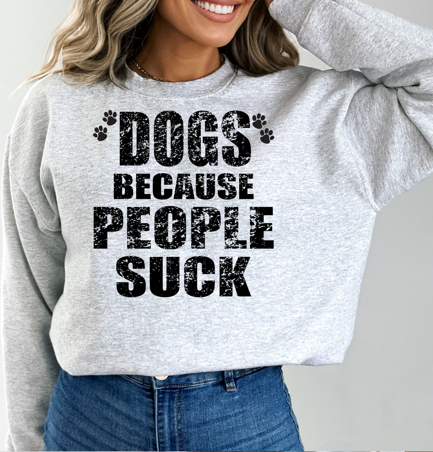 Dogs Because People Suck DTF Transfer