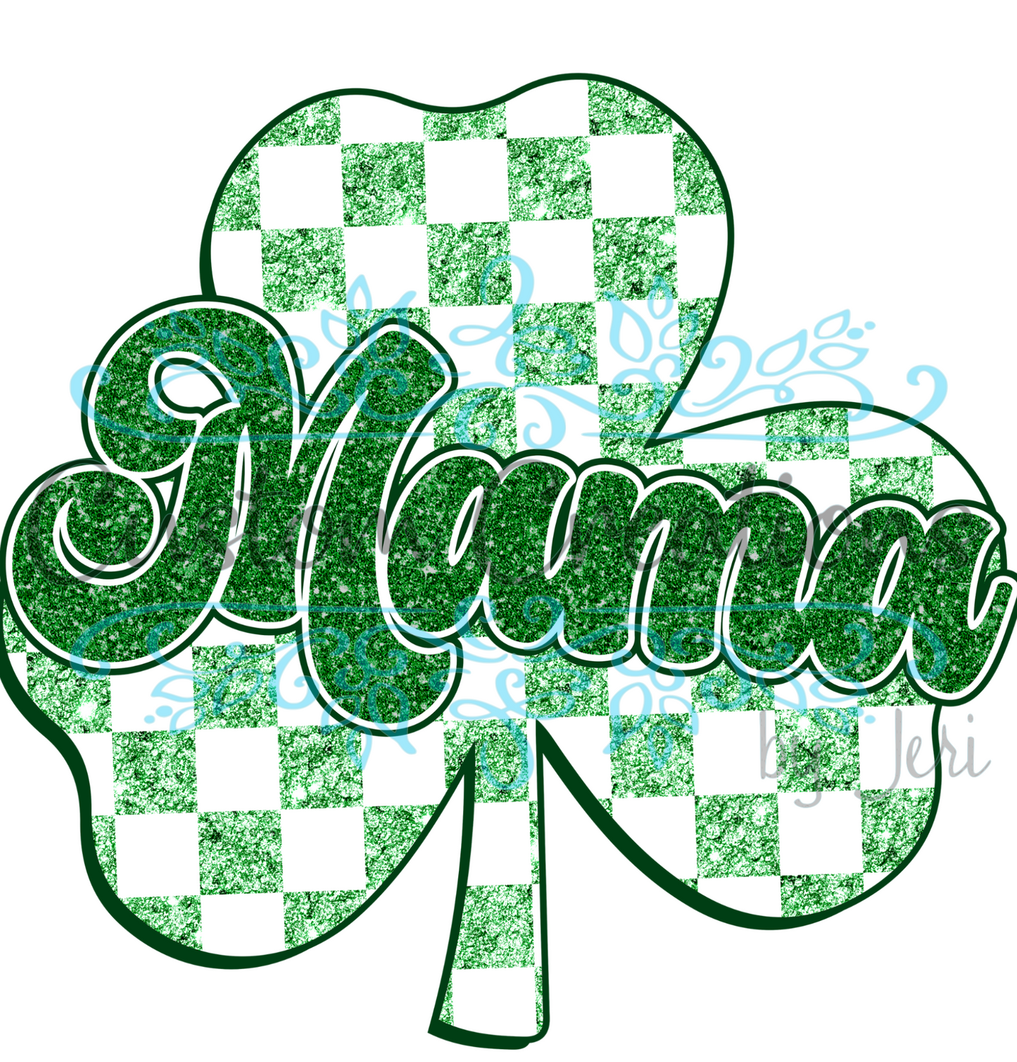 Shamrock Mama Glitter
