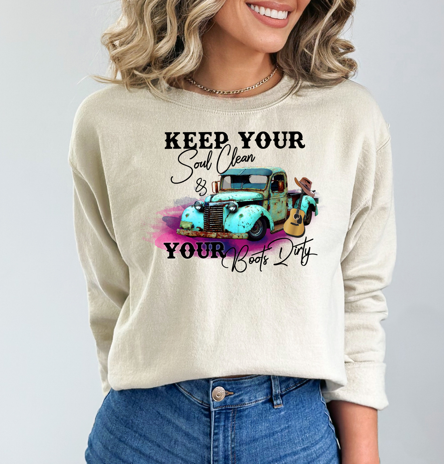 Keep Your Soul Clean Dtf Transfer