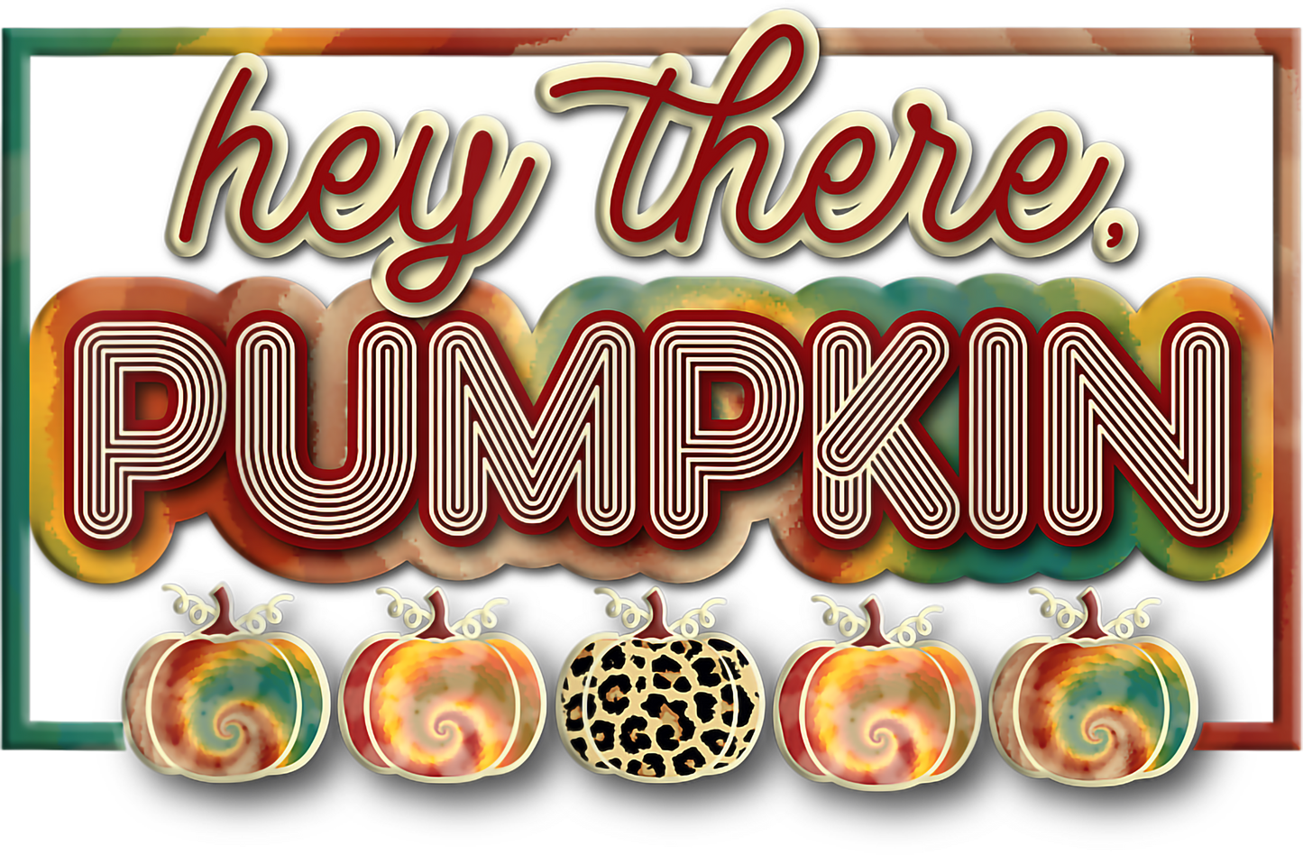 Hey There Pumpkins Leopard