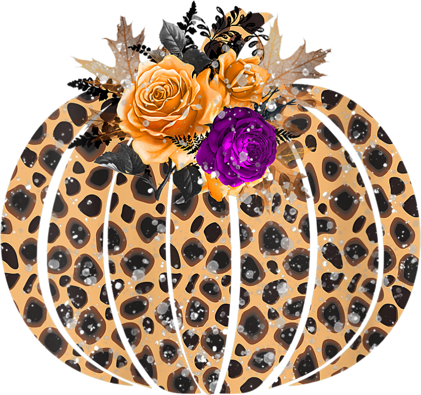 Leopard Pumpkin Floral