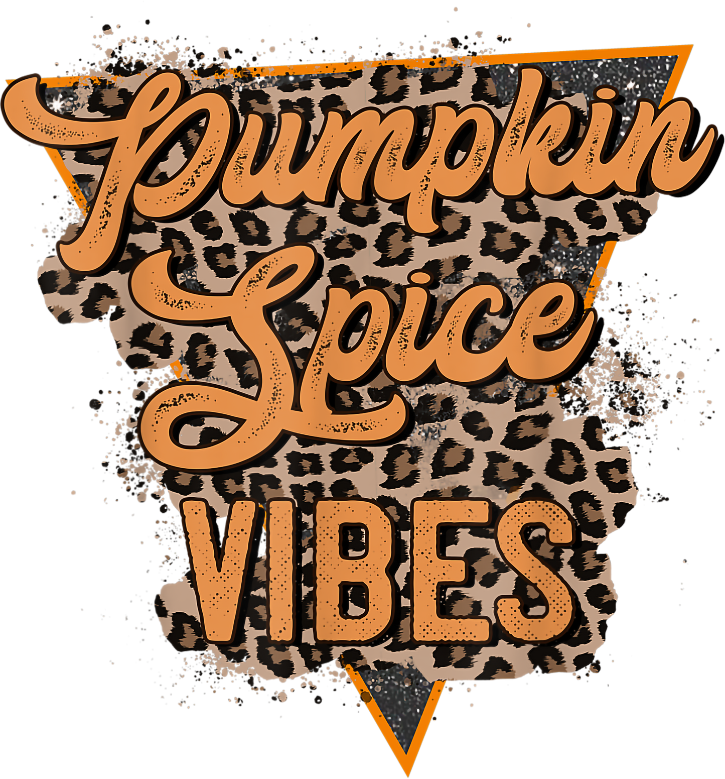 Pumpkin Spice Vibes Leopard
