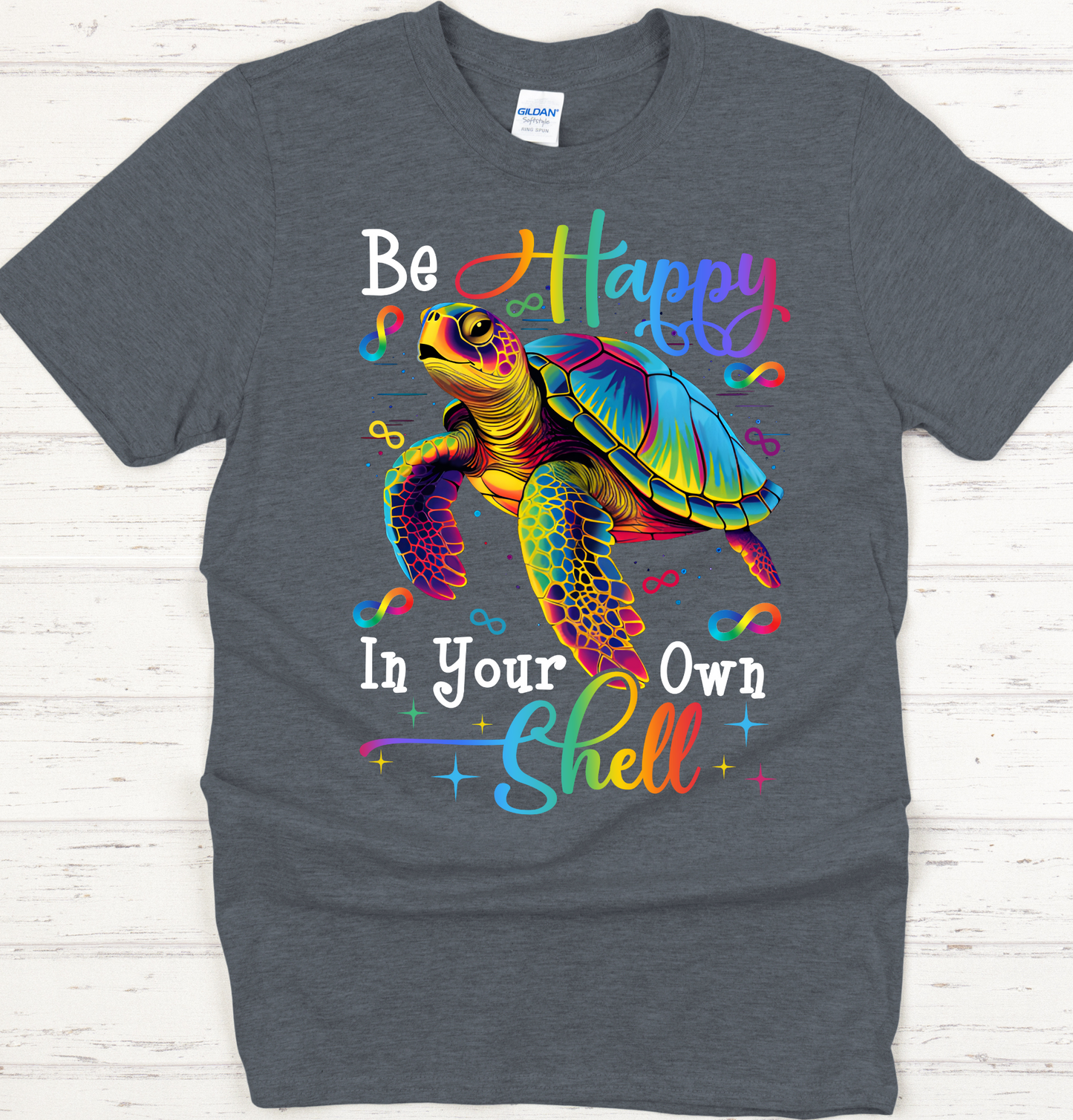 Be Happy in your own Shell DTF Transfer