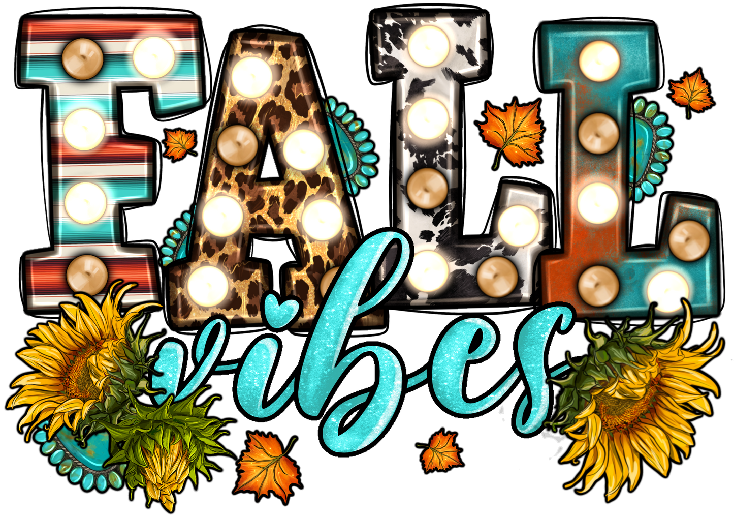 Fall Vibes Teal
