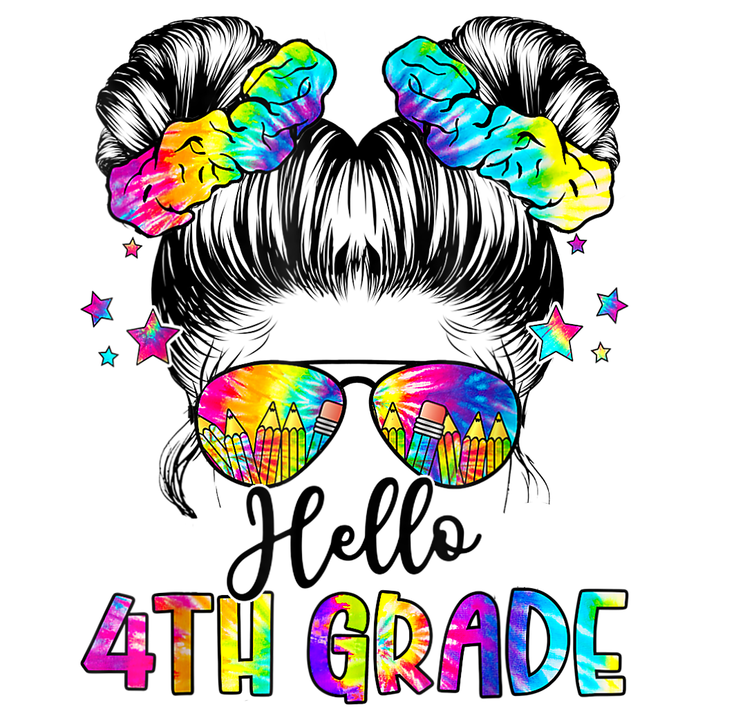 Hello 4th Grade Tie Dye