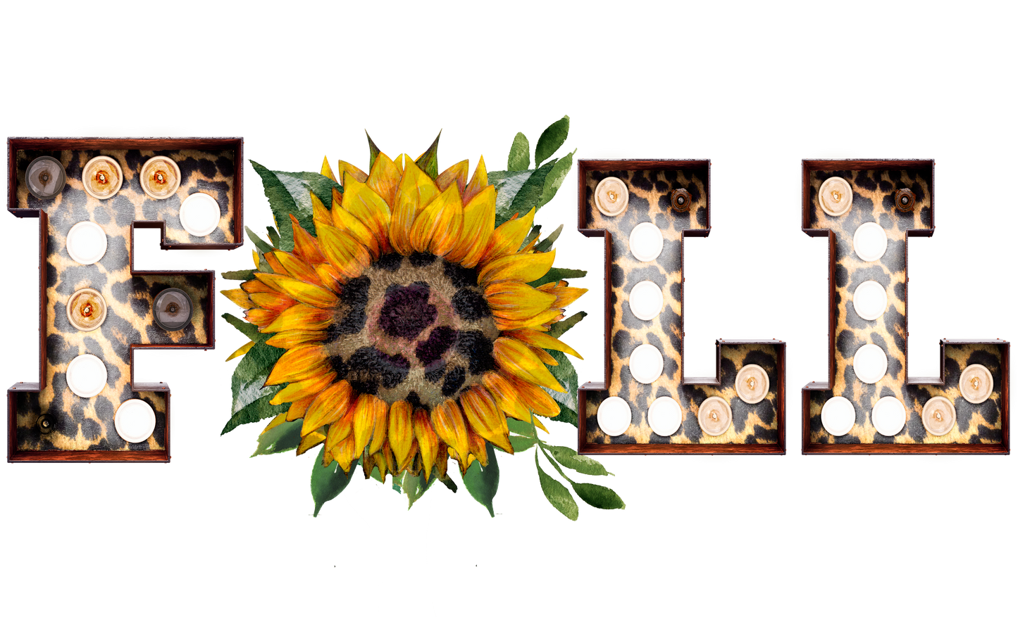 Leopard Fall Sunflower