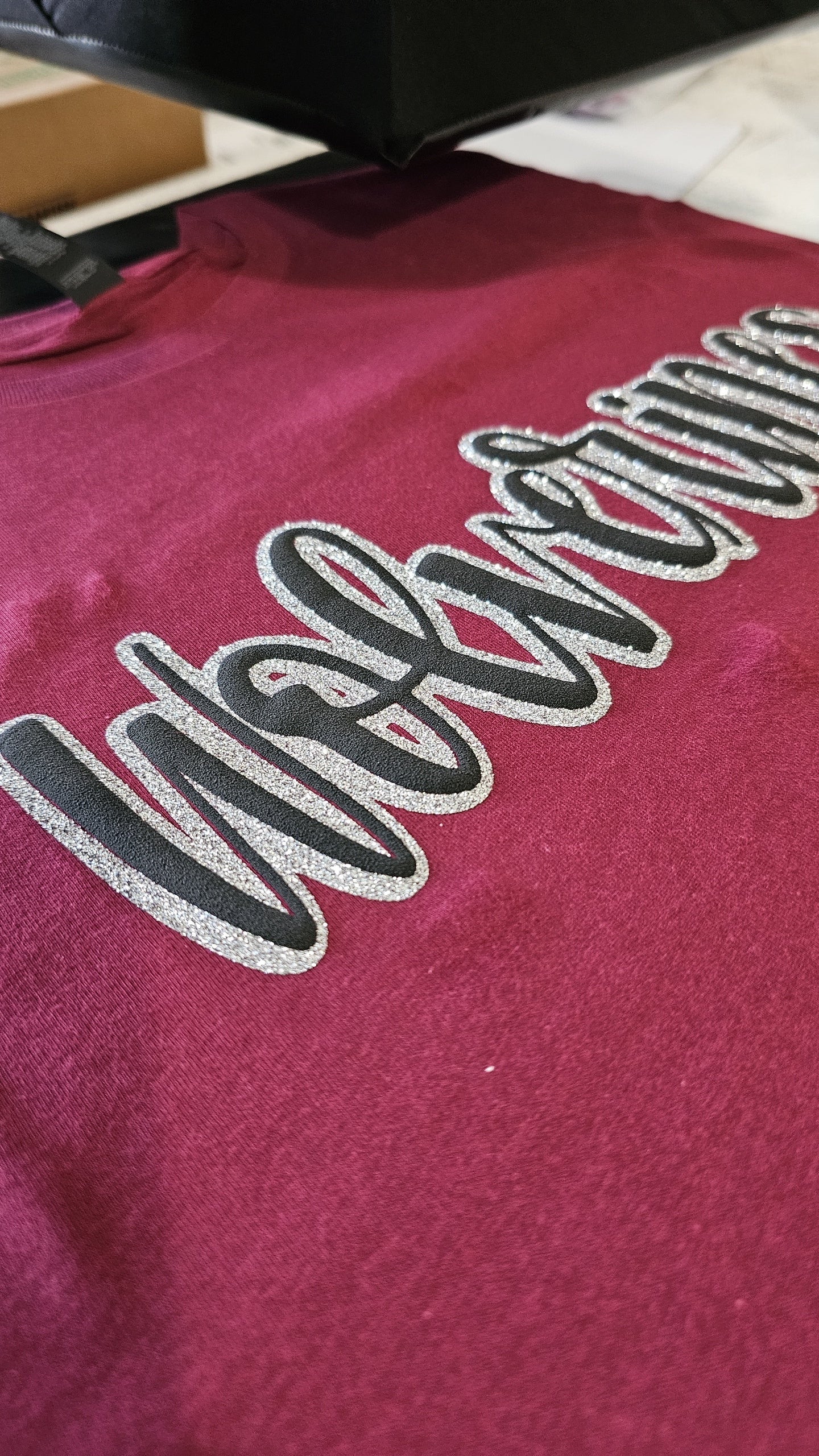 Puff Print on COLORED Tees