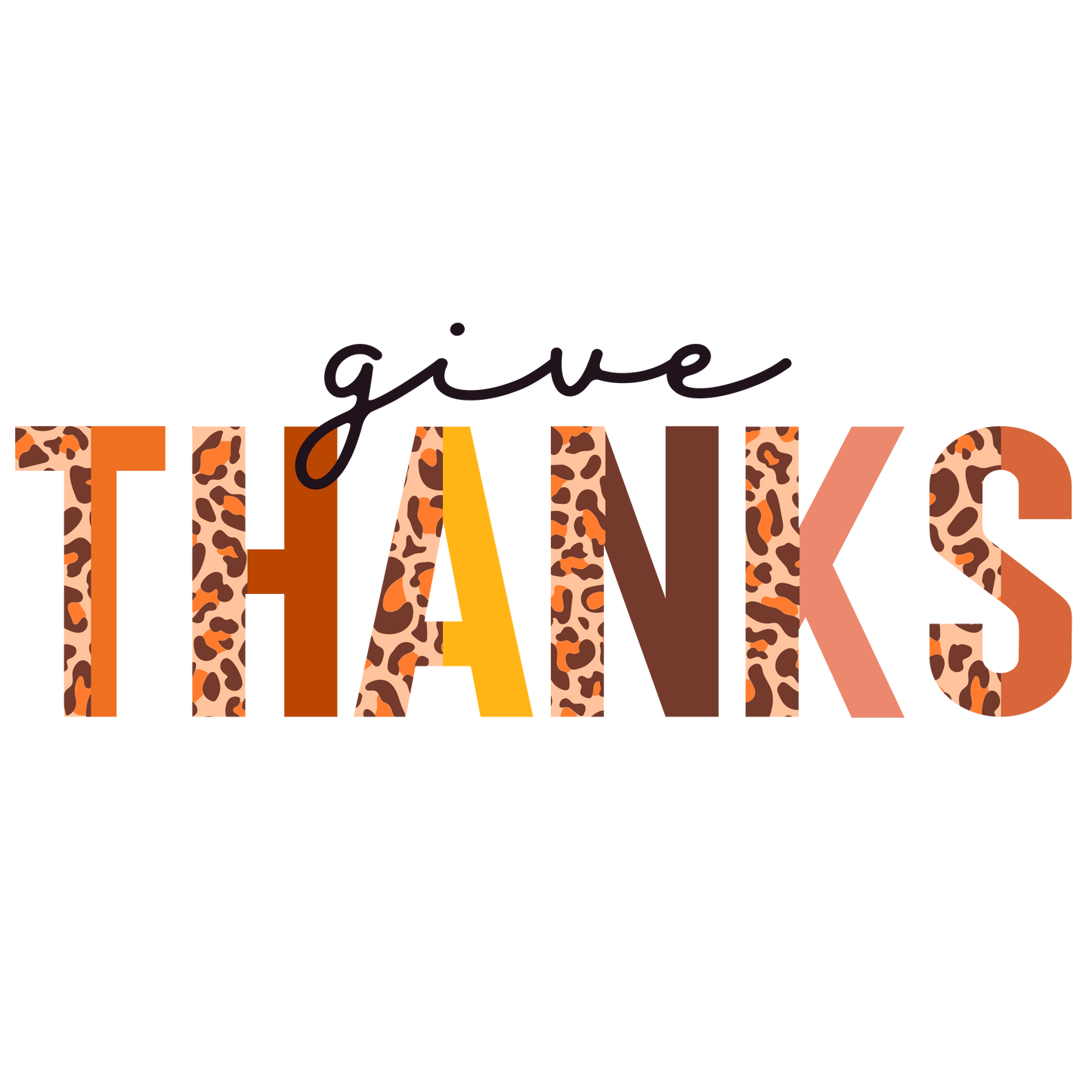 Give Thanks Leopard