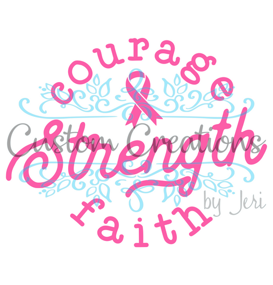 Courage Strenght Faith