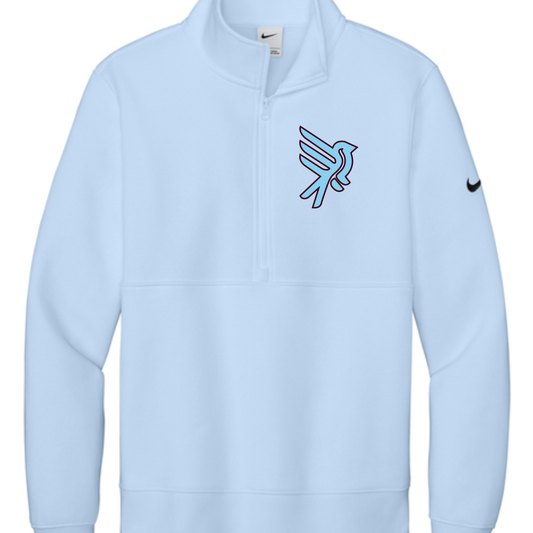 Scissortails Baseball - Nike Club Fleece Sleeve Swoosh 1/2-Zip