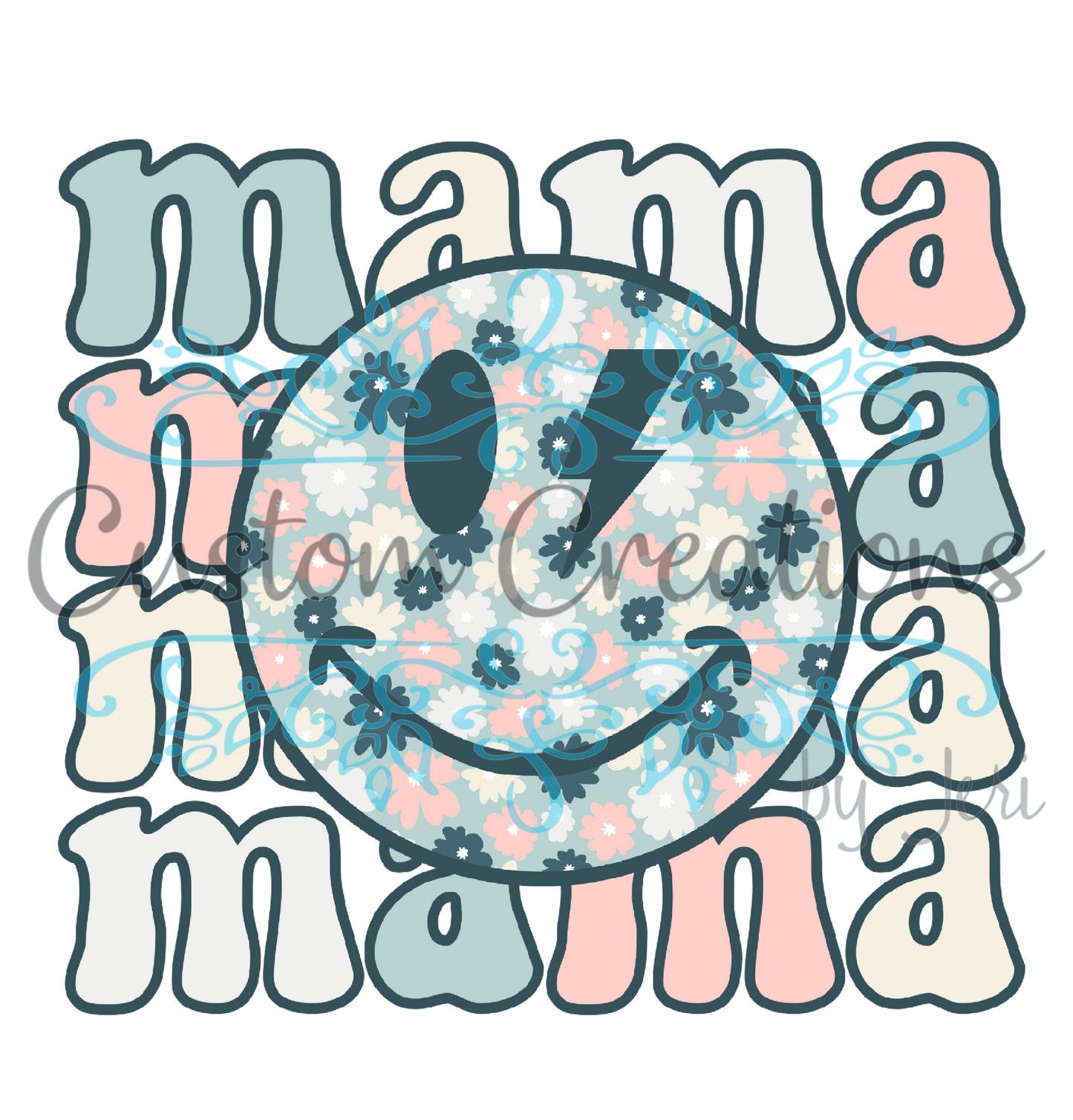 Pastel Retro Mama