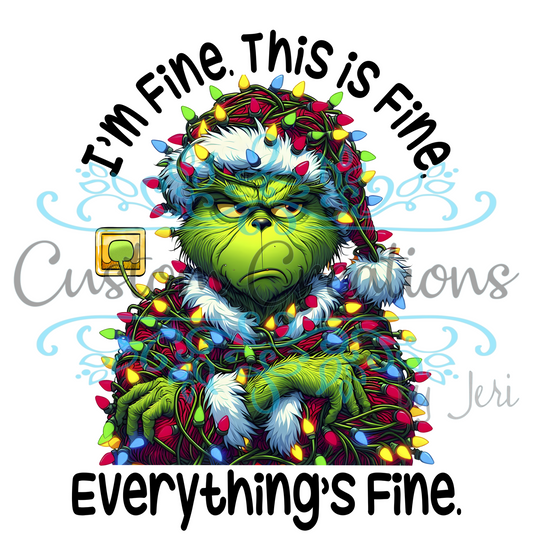 Everything is fine Grinch