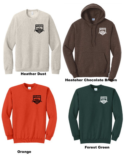 CREWNECK SWEATSHRITS & HOODIES - FOAM WASH