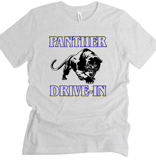 Panther Drive -In Hollow letters