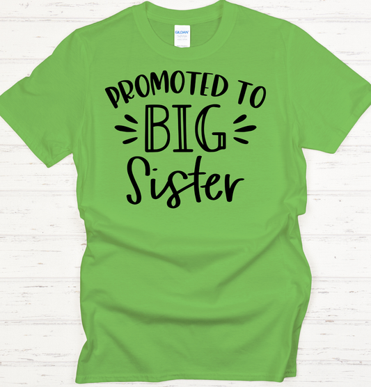 Promoted To Big Sister DTF Transfer