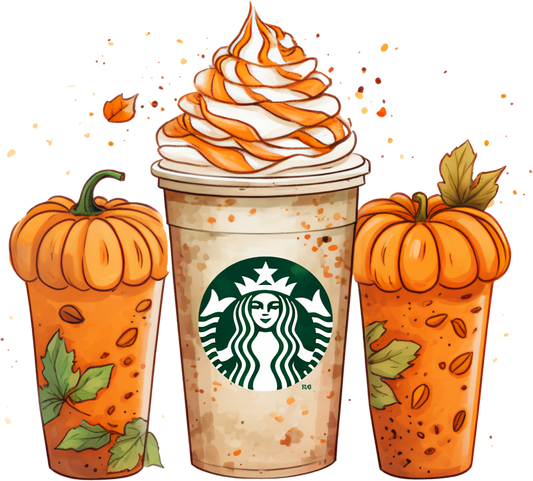 Pumpkin Spice Starbucks Pumpkins