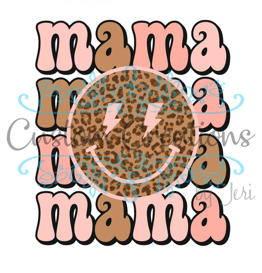 Cream Retro Mama