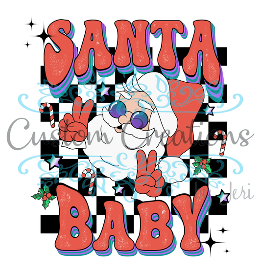 Santa Baby Checkered