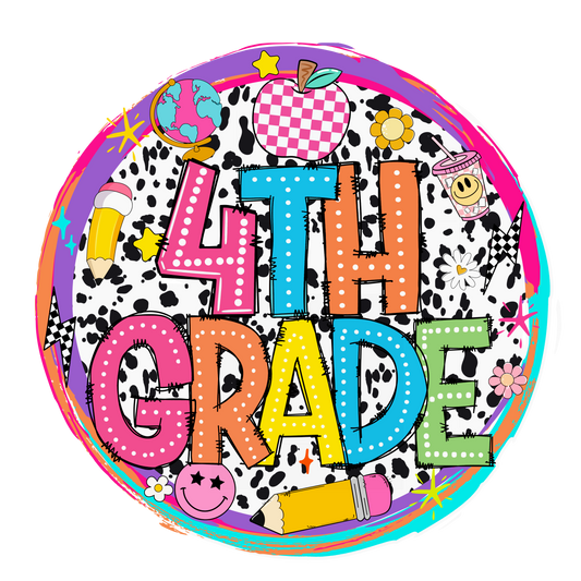 4th Grade Retro Circle