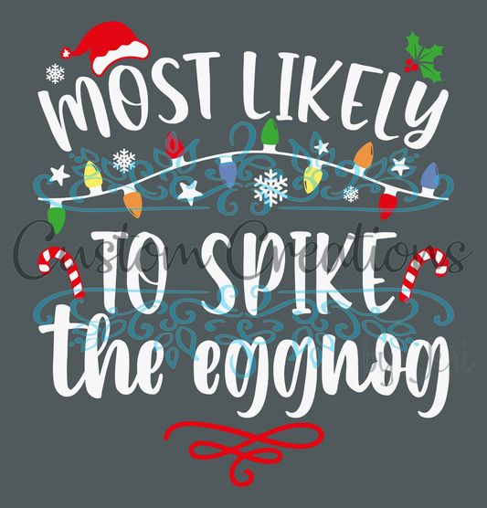 Most Likely TO SPIKE THE EGGNOG