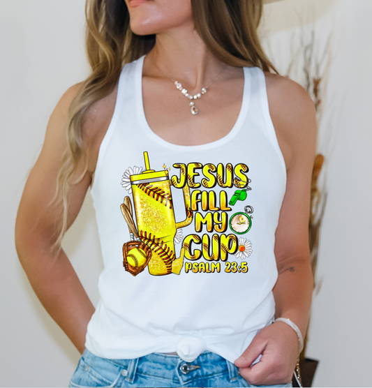 Jesus Fill My Cup DTF Transfer