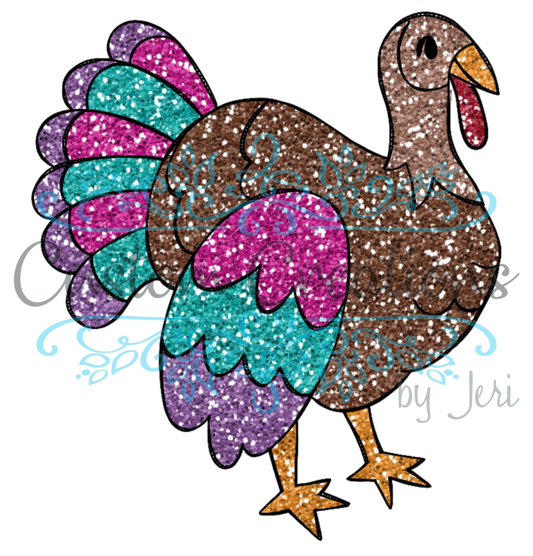 Glitter Turkey