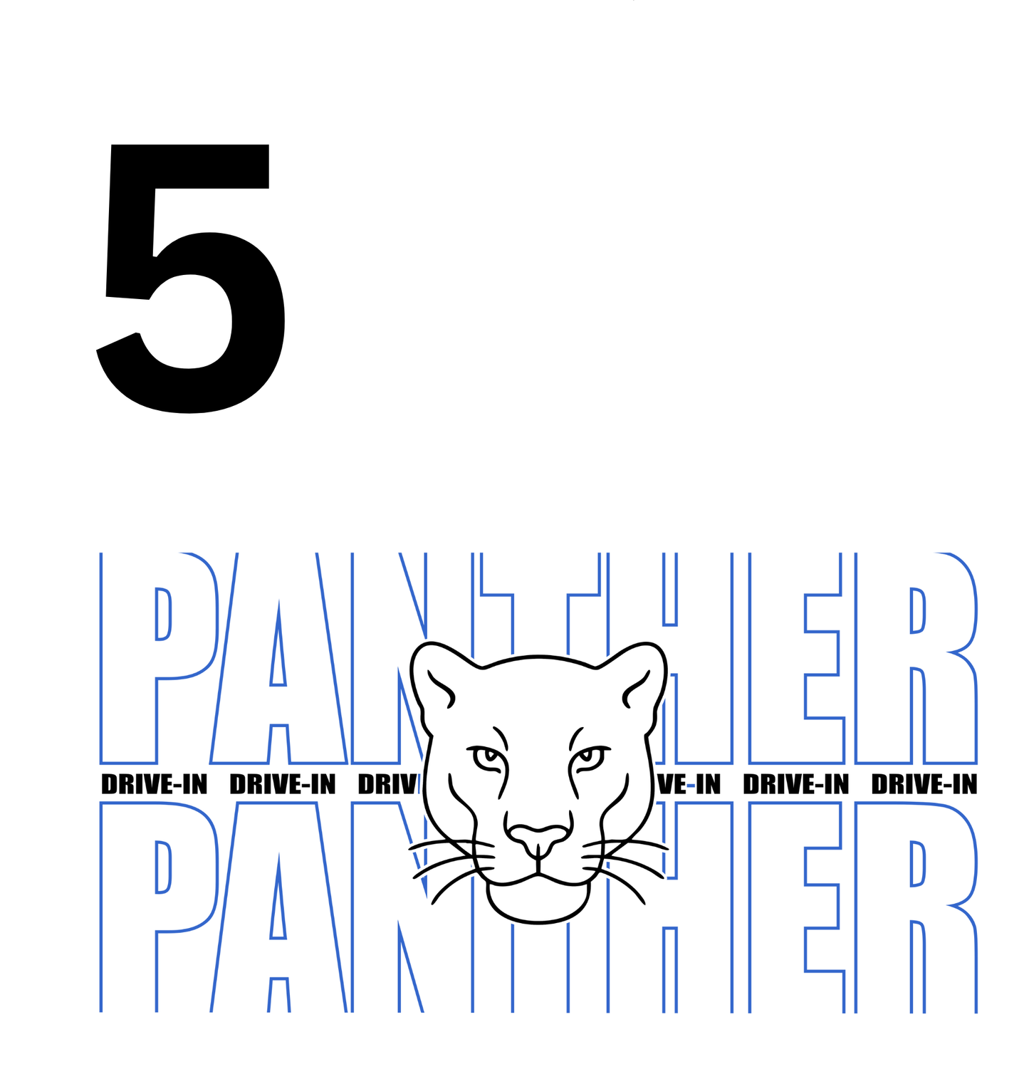 Panther Drive -In Full Length Apron