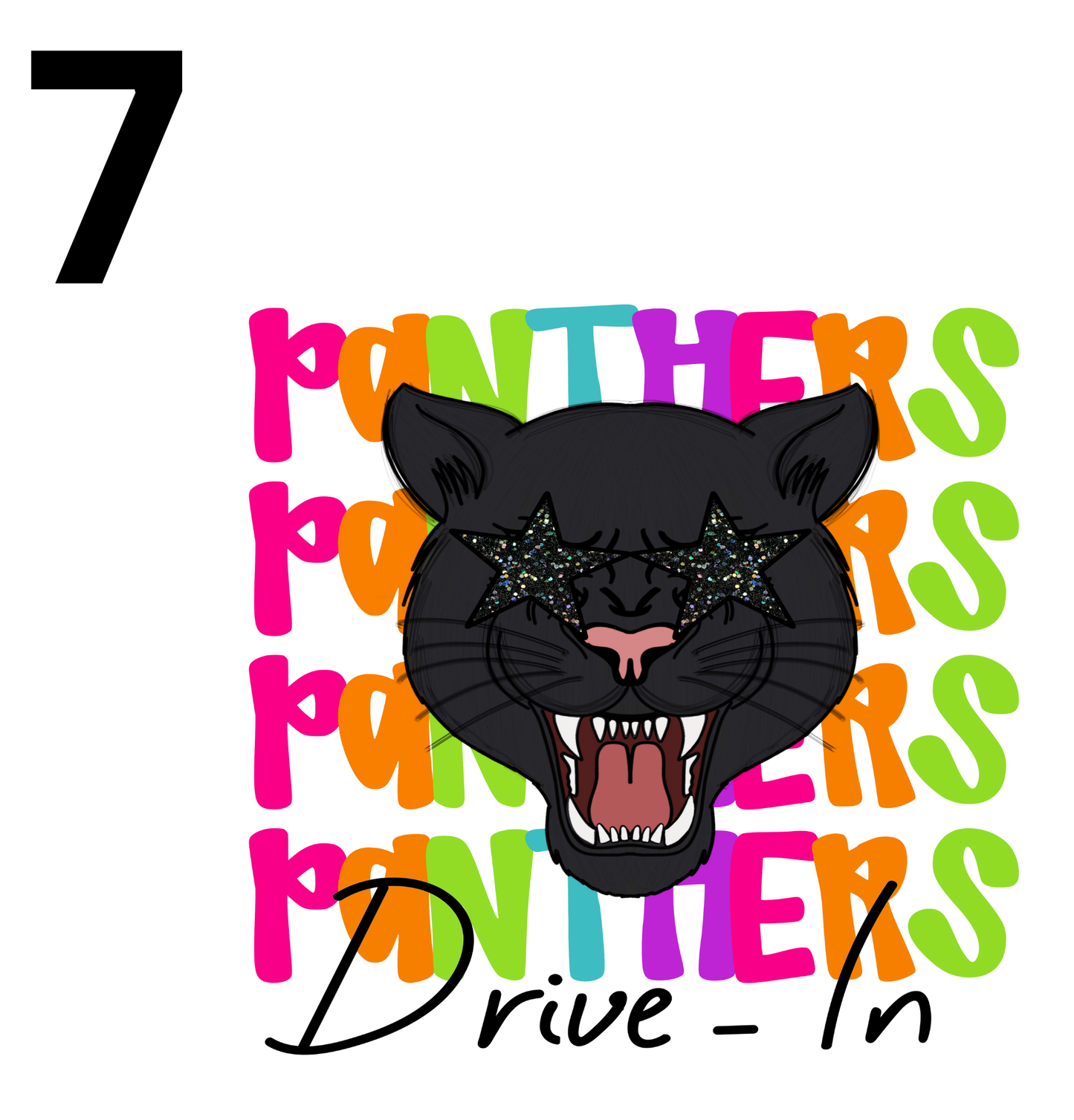 Panther Drive -In Full Length Apron