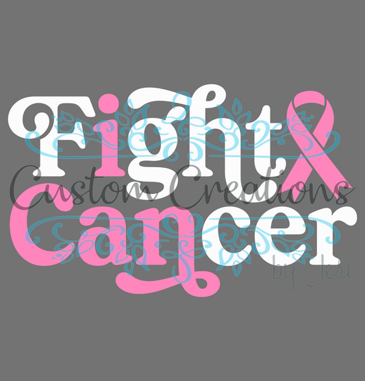 Fight Cancer White