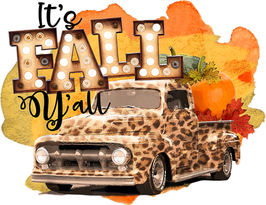 Its Fall YAll Pumpkin Truck