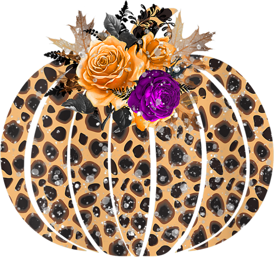 Leopard Pumpkin Floral