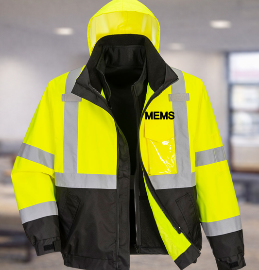 Portwest Hi-Vis Premium 3-in-1 Bomber Jacket - MEMS New Hire