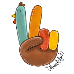 Thankful Hand Turkey