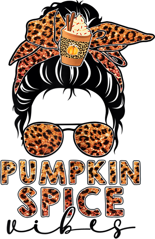 Pumpkin Spice Messy Bun