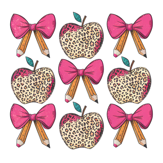 Conquette Pink and Leopard Apples