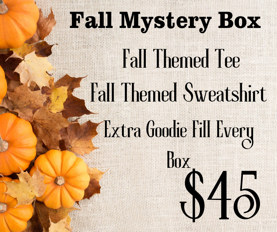 Fall Mystery Box - Closes Aug 25th! Boxes Will Ship September 15th.