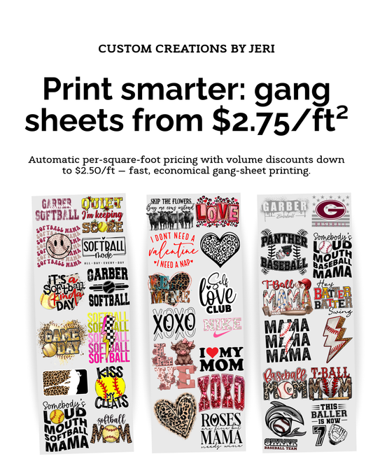 Build Your Own Gang Sheet