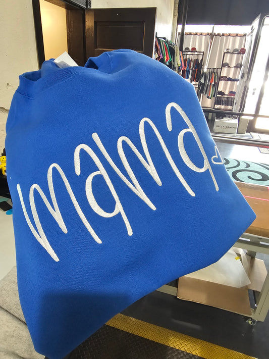 Embroidered Mama Sweatshirt