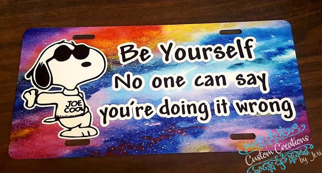 Personal License Plate 12x6